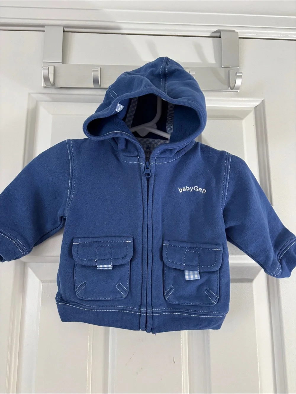 GAP BabyGap Navy Hooded Zip Front Sweatshirt